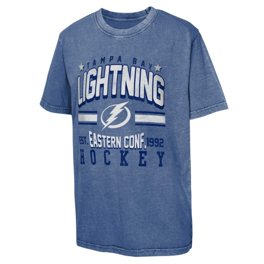 NHL Tampa Bay Lightning Youth Sure Short T-Shirt - Blue