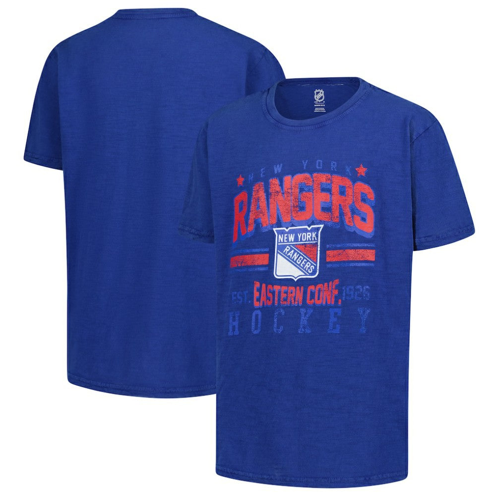 NHL New York Rangers Youth Sure Short T-Shirt - Royal