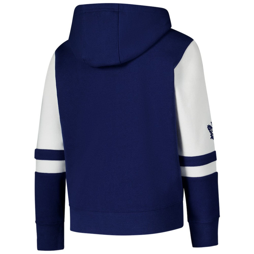 NHL Toronto Maple Leafs Youth Face Off Full-Zip Hoodie - Blue