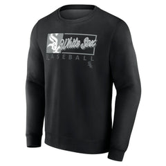 Chicago White Sox Profile Big & Tall Pullover Sweatshirt - Black Pullover