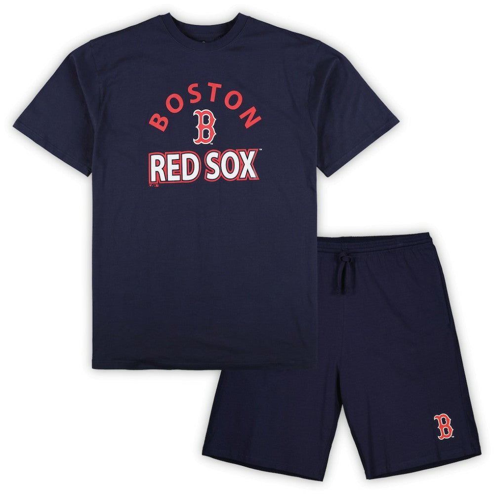 Boston Red Sox Profile Big & Tall T-Shirt & Shorts Combo Set Shorts