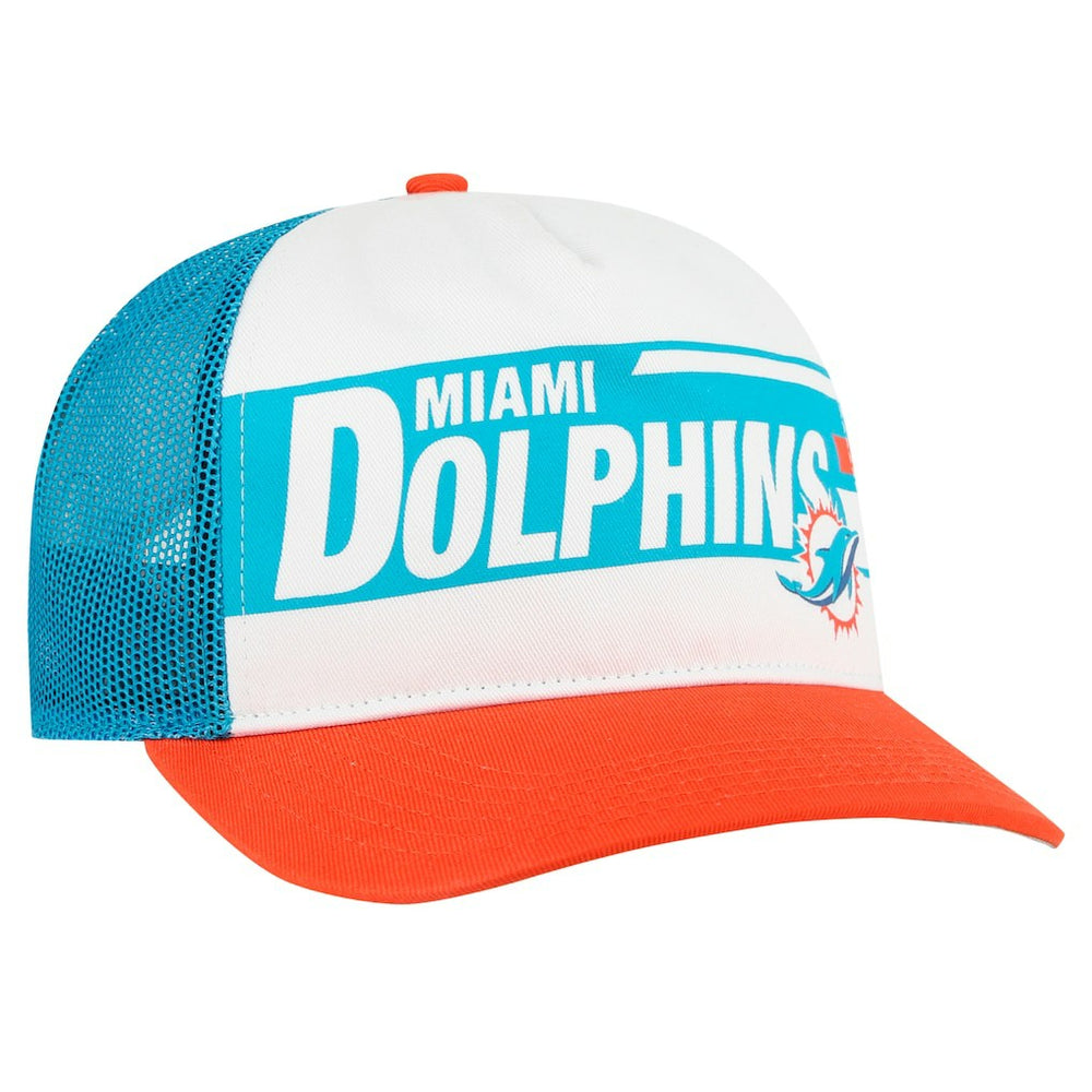 Miami Dolphins '47 Youth Trucker Adjustable Hat White/Orange