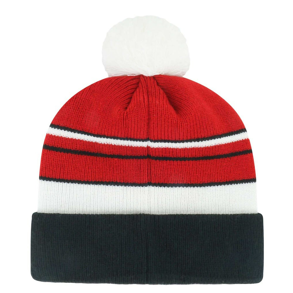 San Francisco 49ers '47 Youth Peewee Cuffed Knit Hat with Pom Scarlet/Black