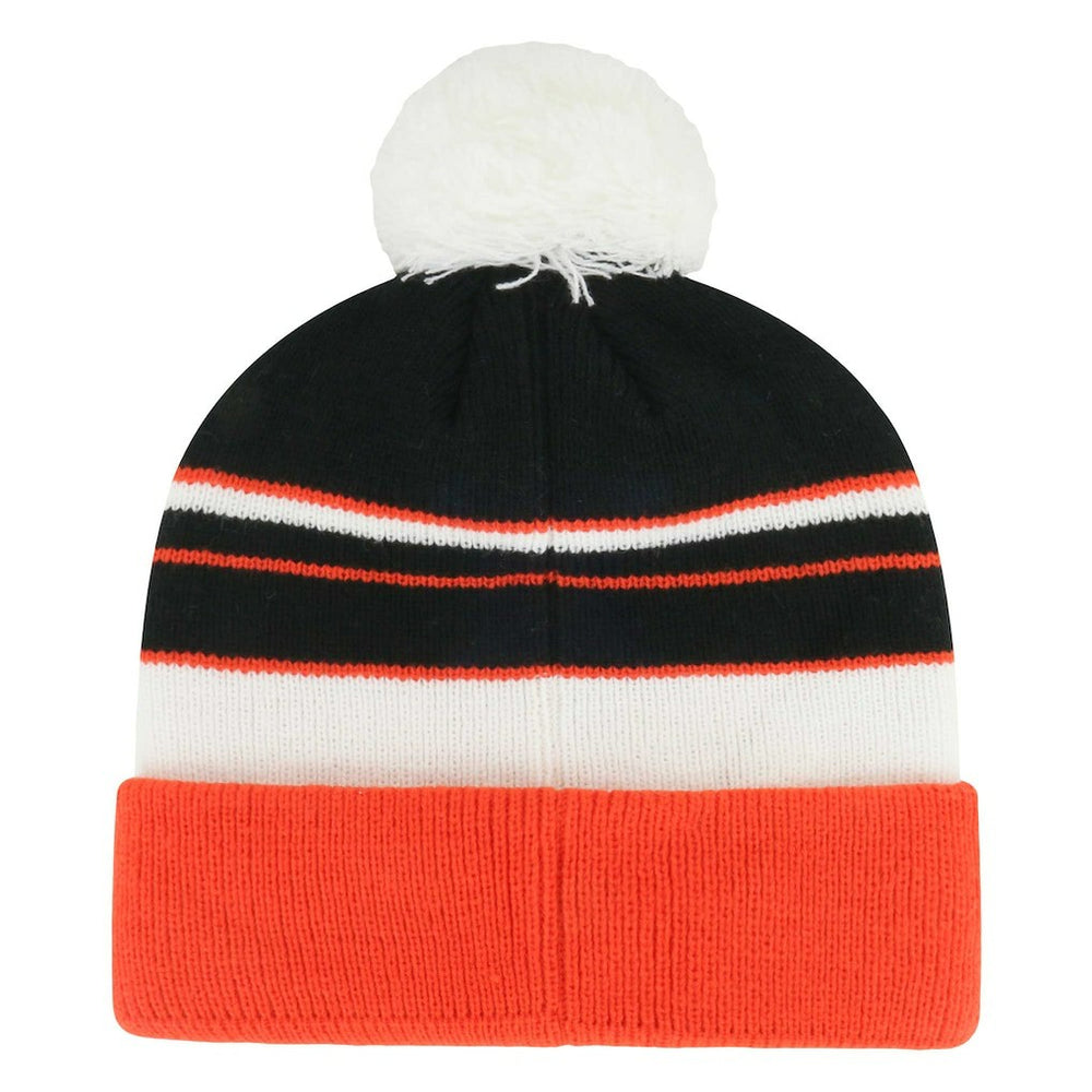 Cincinnati Bengals '47 Youth Peewee Cuffed Knit Hat with Pom Black/Orange