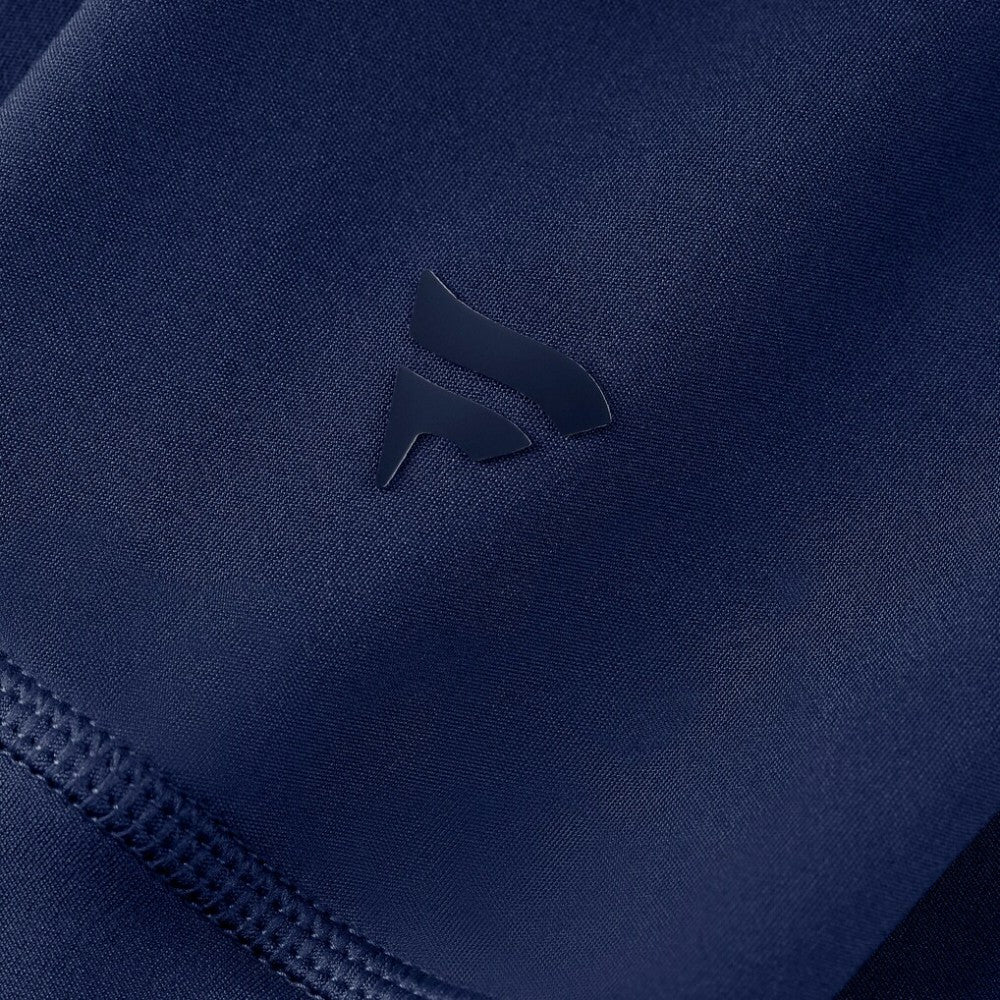 Atlanta Braves Fanatics Women's Elements Raglan Tri-Blend Quarter-Zip Top - Navy Tops