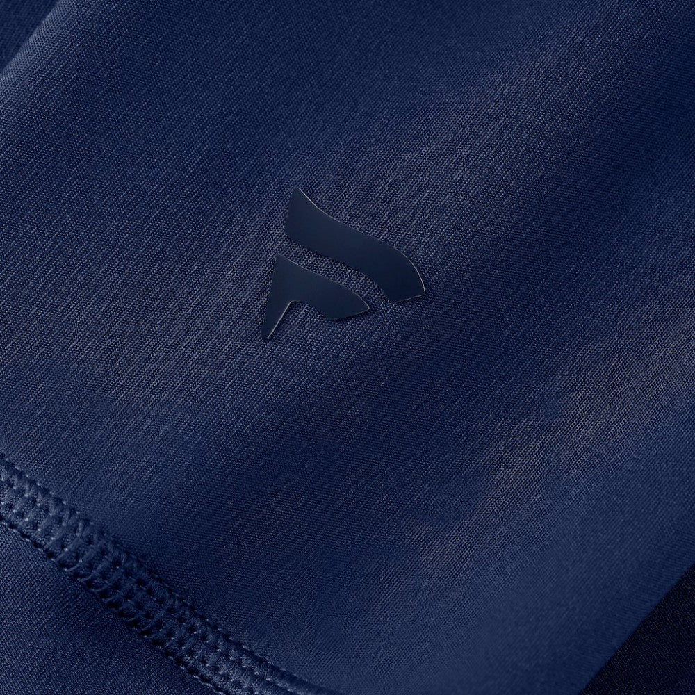 New York Yankees Fanatics Women's Elements Raglan Tri-Blend Quarter-Zip Top - Navy Tops