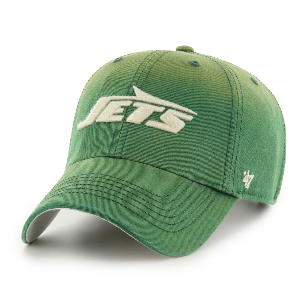 New York Jets '47 Dusted Relaxed Clean Up Adjustable Hat Green
