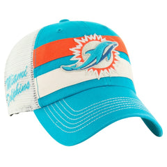 Miami Dolphins '47 Clubhouse Boon Clean-Up Trucker Adjustable Hat Aqua