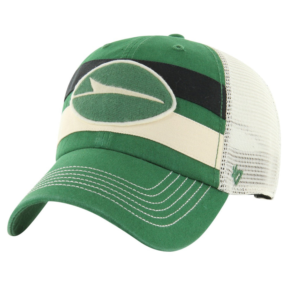 New York Jets '47 Clubhouse Boon Clean-Up Trucker Adjustable Hat Kelly Green