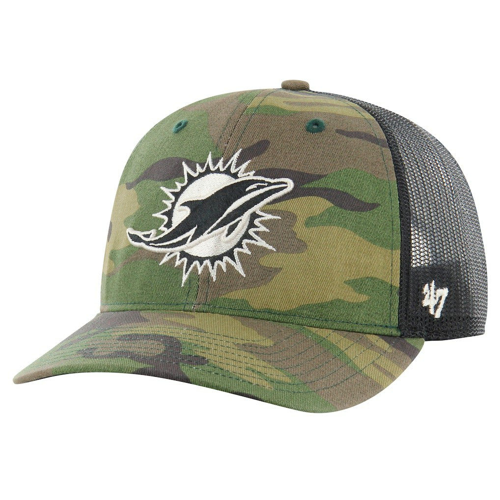 Miami Dolphins '47 Trucker Adjustable Hat Camo