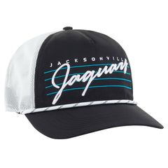 Jacksonville Jaguars '47 Downburst Relaxed Hitch Trucker Adjustable Hat Black/White
