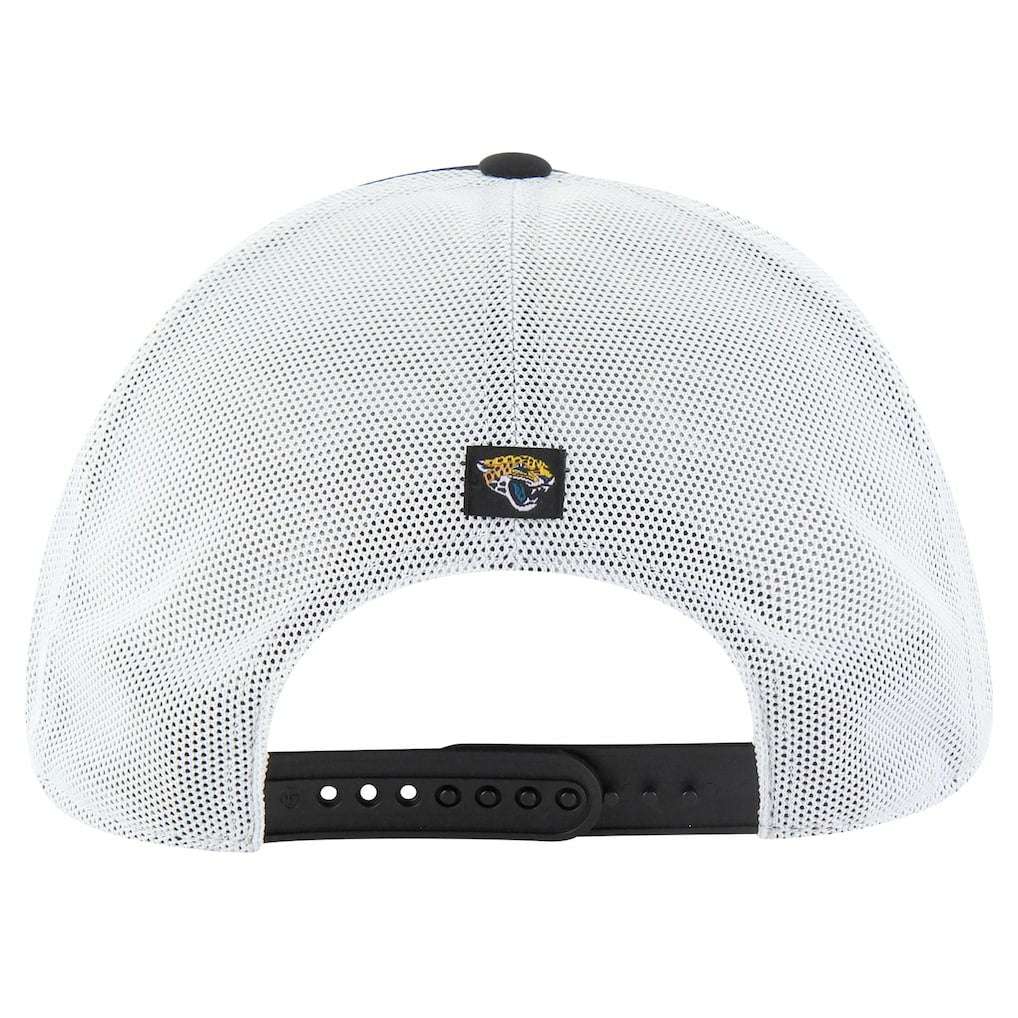 Jacksonville Jaguars '47 Downburst Relaxed Hitch Trucker Adjustable Hat Black/White