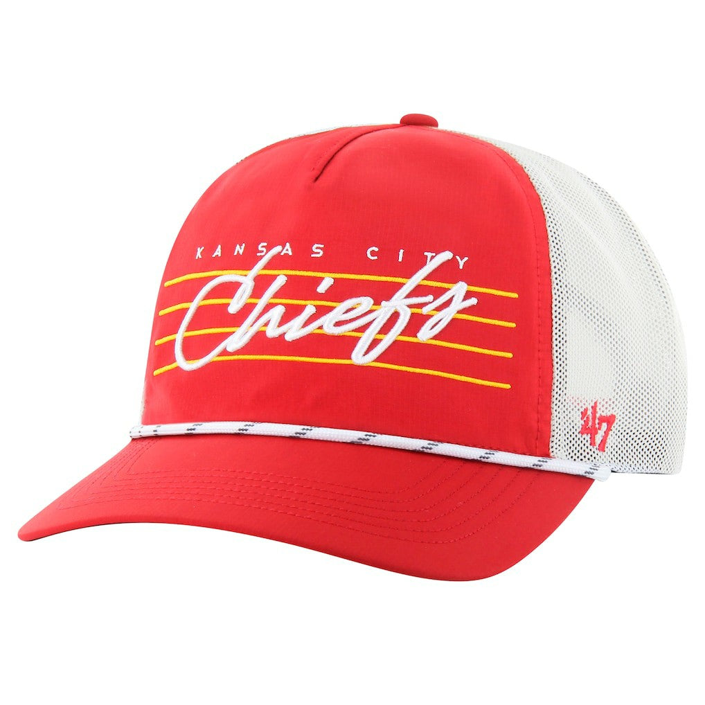 Kansas City Chiefs '47 Downburst Relaxed Hitch Trucker Adjustable Hat Red/White