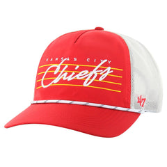 Kansas City Chiefs '47 Downburst Relaxed Hitch Trucker Adjustable Hat Red/White
