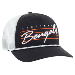 Cincinnati Bengals '47 Downburst Relaxed Hitch Trucker Adjustable Hat Black/White