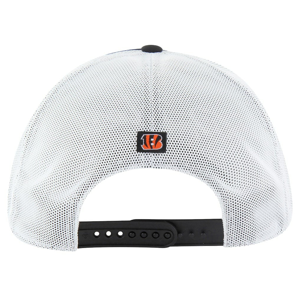 Cincinnati Bengals '47 Downburst Relaxed Hitch Trucker Adjustable Hat Black/White