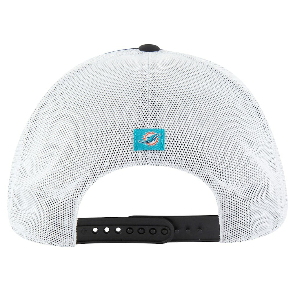 Miami Dolphins '47 Downburst Relaxed Hitch Trucker Adjustable Hat Black/White
