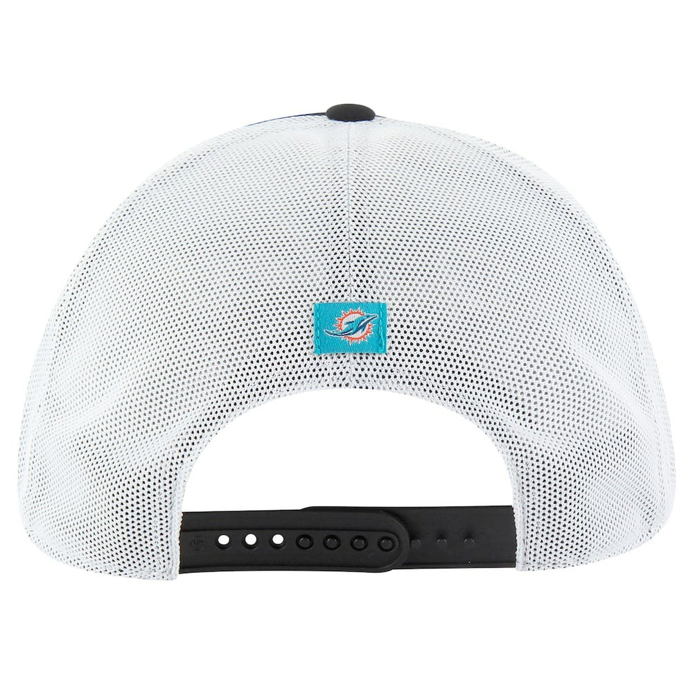 Miami Dolphins '47 Downburst Relaxed Hitch Trucker Adjustable Hat Black/White