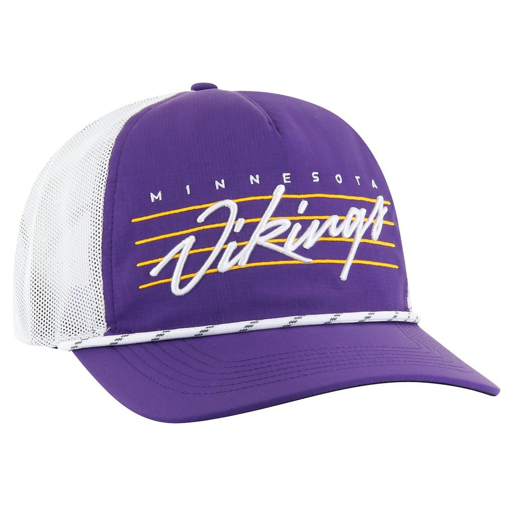 Minnesota Vikings '47 Downburst Relaxed Hitch Trucker Adjustable Hat Purple/White