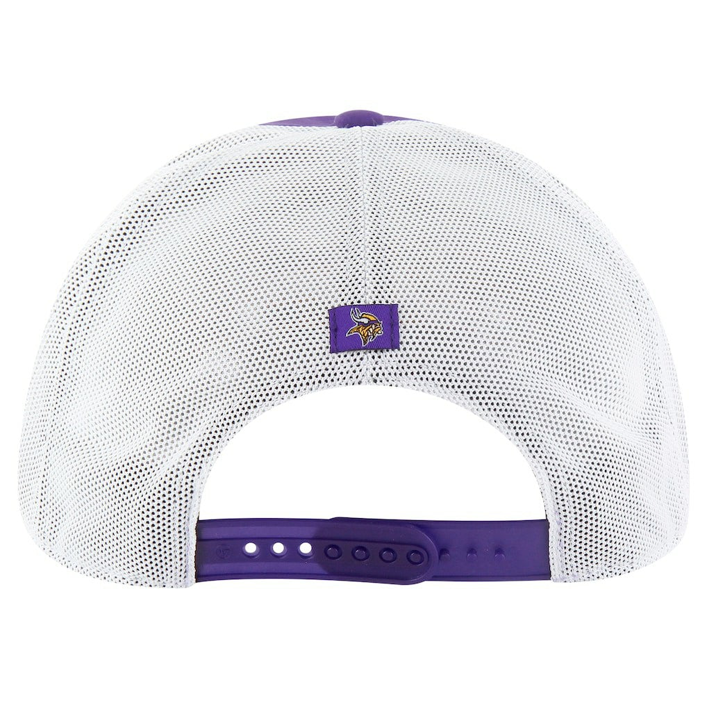 Minnesota Vikings '47 Downburst Relaxed Hitch Trucker Adjustable Hat Purple/White