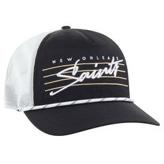 New Orleans Saints '47 Downburst Relaxed Hitch Trucker Adjustable Hat Black/White