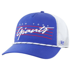 New York Giants '47 Downburst Relaxed Hitch Trucker Adjustable Hat Royal/White