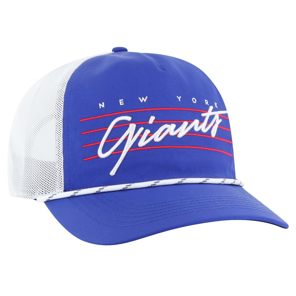New York Giants '47 Downburst Relaxed Hitch Trucker Adjustable Hat Royal/White