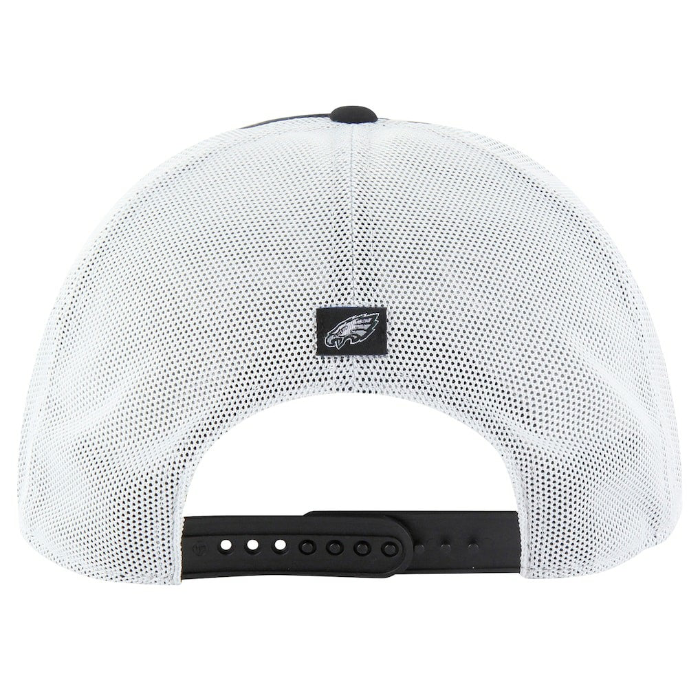 Philadelphia Eagles '47 Downburst Relaxed Hitch Trucker Adjustable Hat Black/White