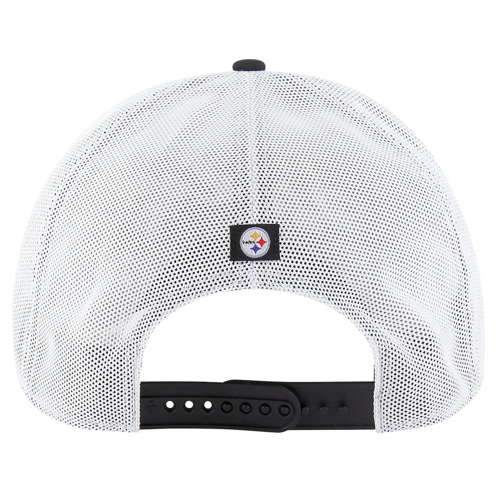 Pittsburgh Steelers '47 Downburst Relaxed Hitch Trucker Adjustable Hat Black/White