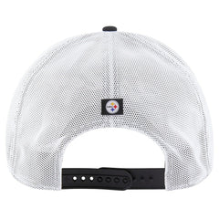 Pittsburgh Steelers '47 Downburst Relaxed Hitch Trucker Adjustable Hat Black/White