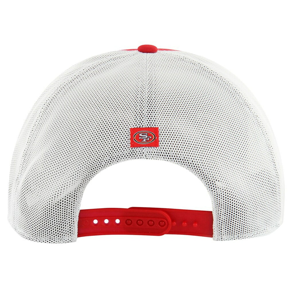 San Francisco 49ers '47 Downburst Relaxed Hitch Trucker Adjustable Hat Scarlet/White