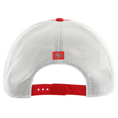 San Francisco 49ers '47 Downburst Relaxed Hitch Trucker Adjustable Hat Scarlet/White