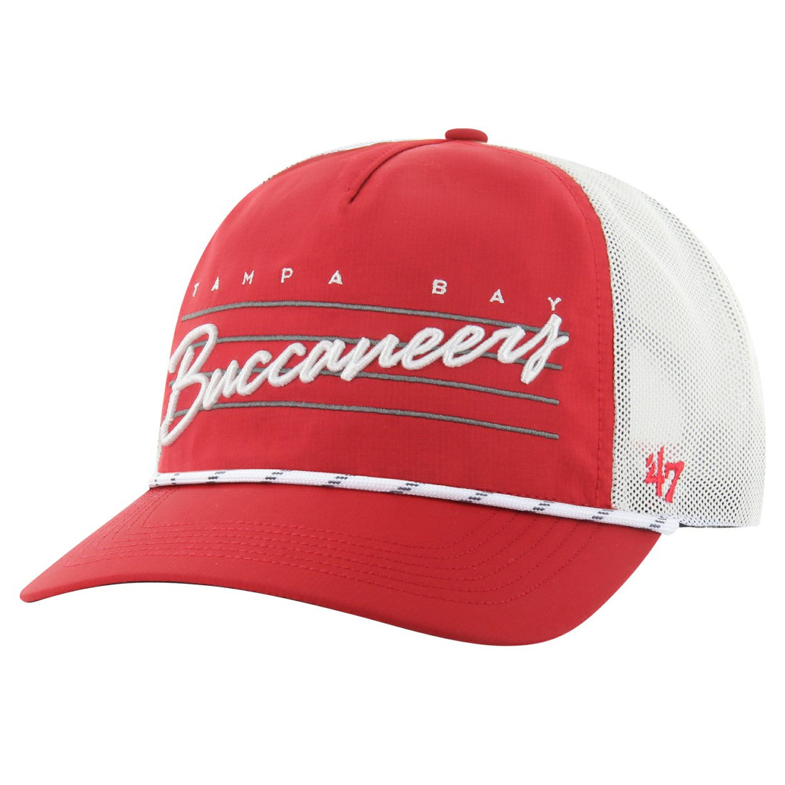 Tampa Bay Buccaneers '47 Downburst Relaxed Hitch Trucker Adjustable Hat Red/White