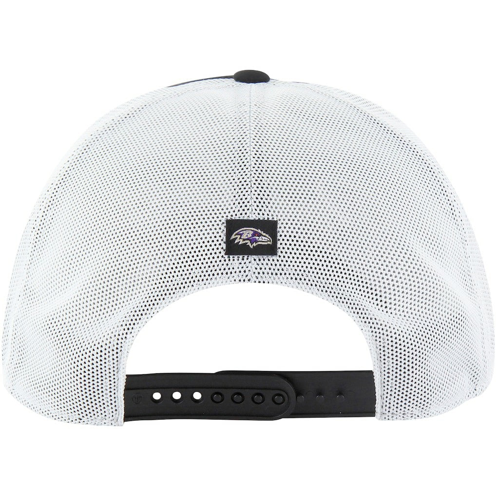 Baltimore Ravens '47 Downburst Relaxed Hitch Trucker Adjustable Hat Black/White