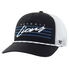 Detroit Lions '47 Downburst Relaxed Hitch Trucker Adjustable Hat Black/White