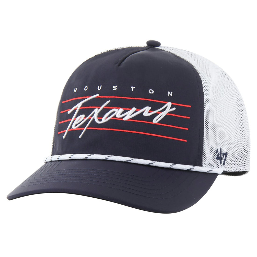 Houston Texans '47 Downburst Relaxed Hitch Trucker Adjustable Hat Navy/White