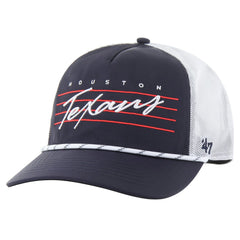 Houston Texans '47 Downburst Relaxed Hitch Trucker Adjustable Hat Navy/White