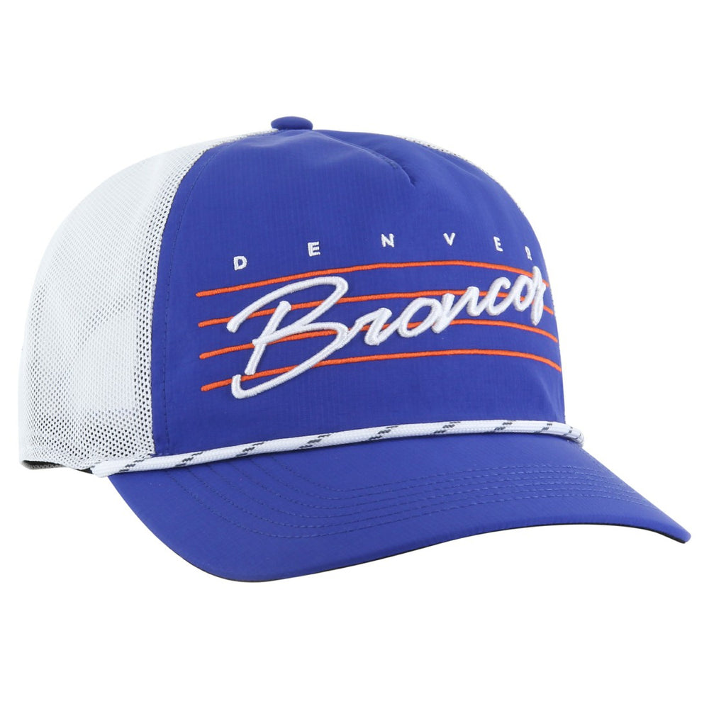 Denver Broncos '47 Downburst Relaxed Hitch Trucker Adjustable Hat Royal/White