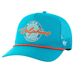 Miami Dolphins '47 Promenade Hitch Trucker Adjustable Hat Aqua