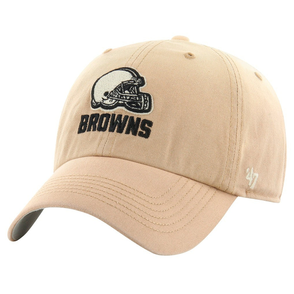 Cleveland Browns '47 Dusted Relaxed Franchise Fitted Hat Khaki
