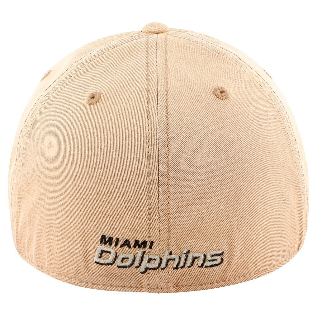 Miami Dolphins '47 Dusted Relaxed Franchise Fitted Hat Khaki
