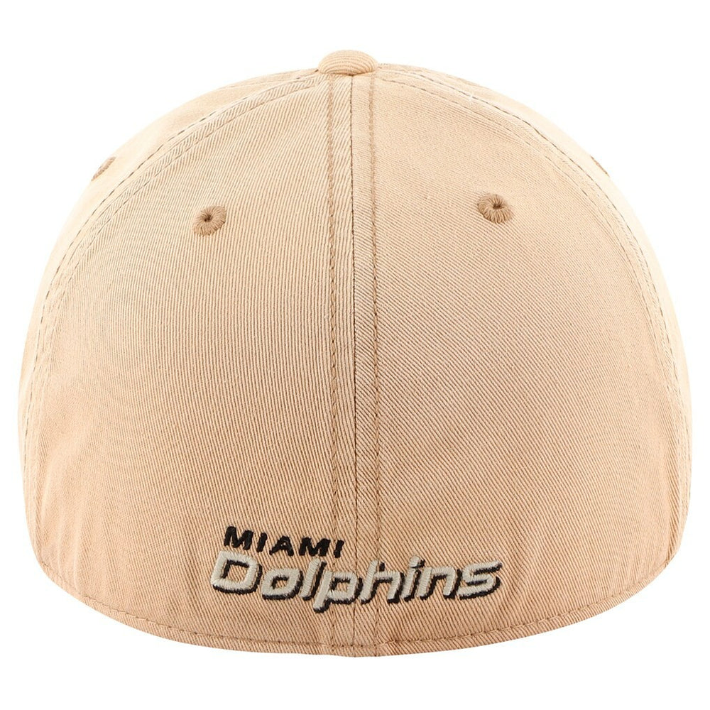 Miami Dolphins '47 Dusted Relaxed Franchise Fitted Hat Khaki