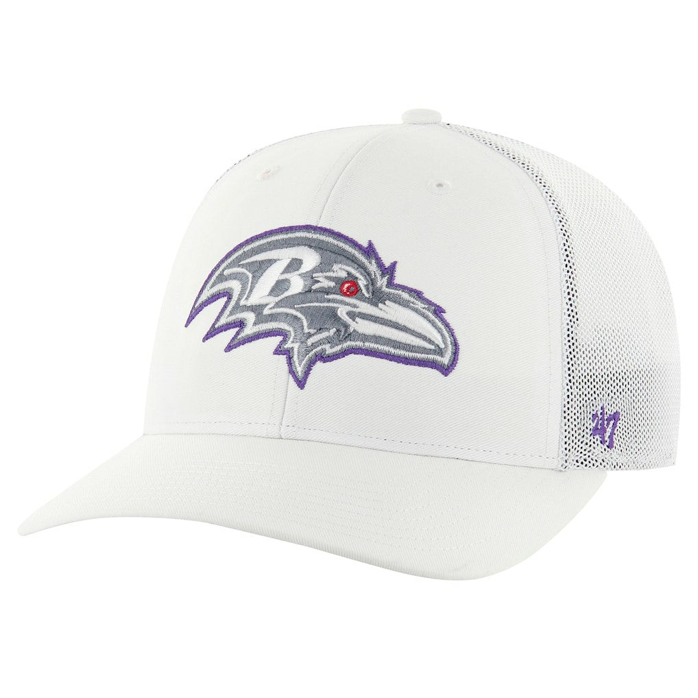 Baltimore Ravens '47 Snowball Trophy Stretch Fit Hat White