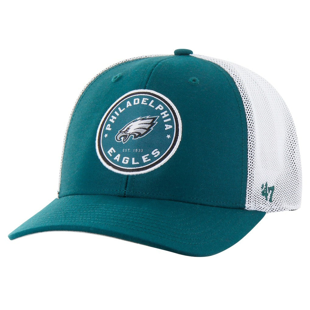 Philadelphia Eagles '47 Disclose Trophy Stretch Fit Hat Midnight Green