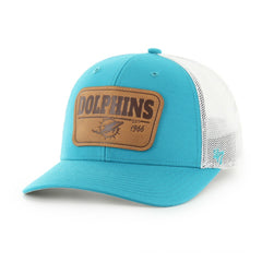 Miami Dolphins '47 Thrash Trophy Flex Hat Aqua/White