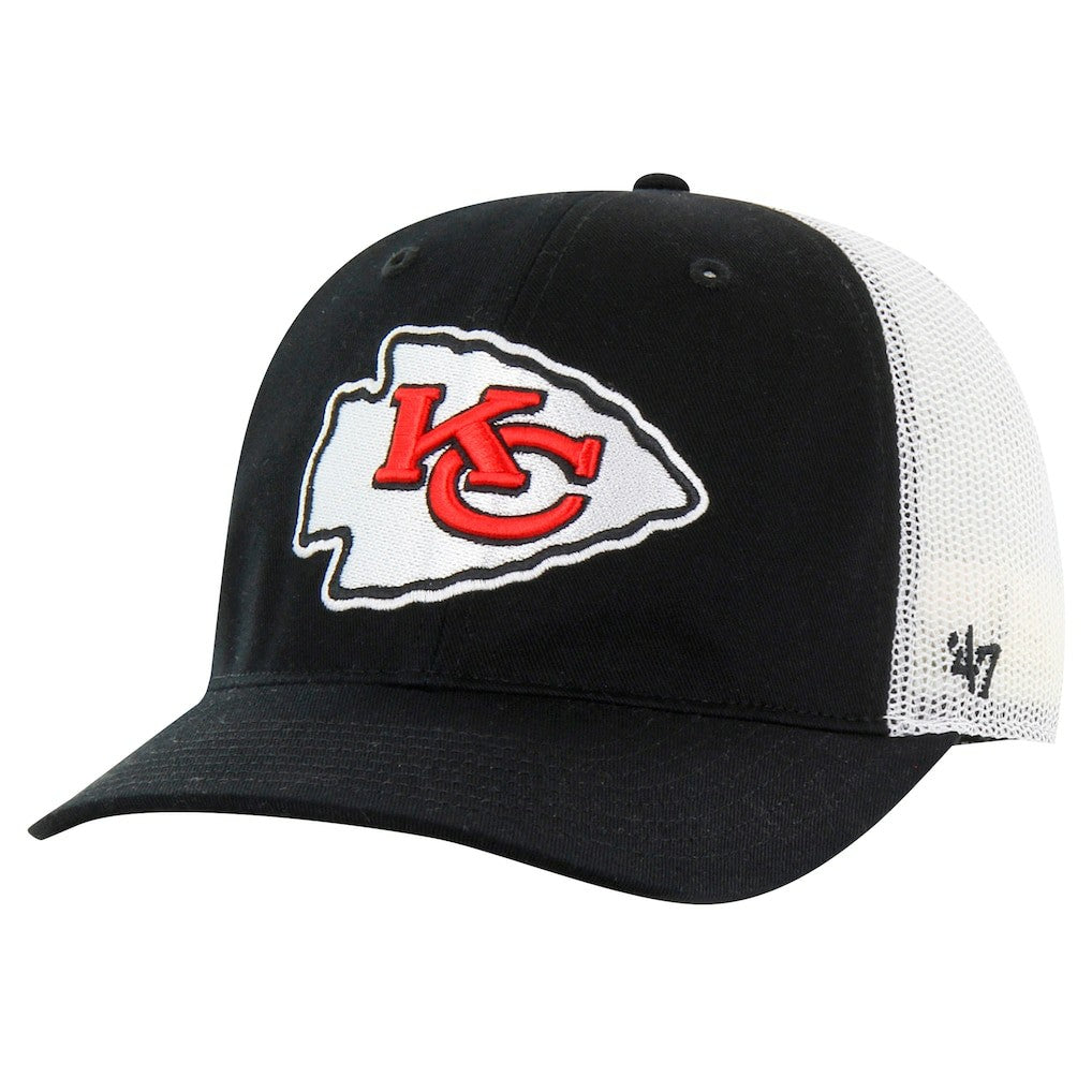 Kansas City Chiefs '47 Team Unstructured Trucker Adjustable Hat Black/White