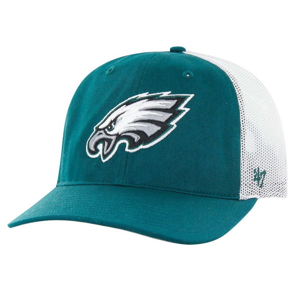 Philadelphia Eagles '47 Team Unstructured Trucker Adjustable Hat Green/White