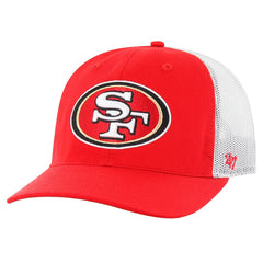 San Francisco 49ers '47 Team Unstructured Trucker Adjustable Hat Scarlet/White