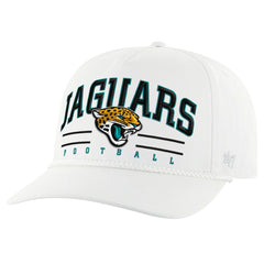 Jacksonville Jaguars '47 Roscoe Hitch Rope Adjustable Hat White