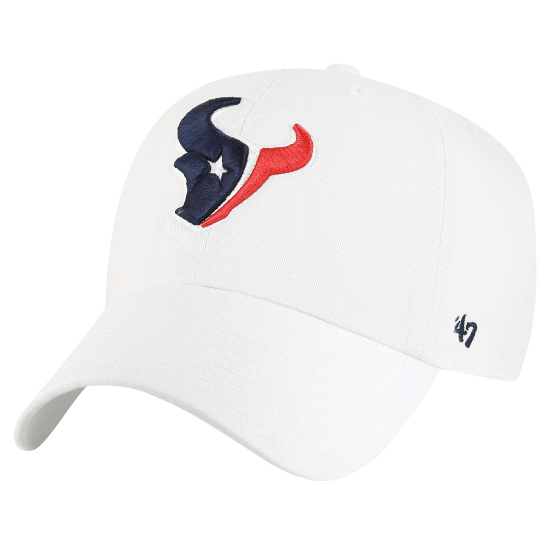 Houston Texans '47 Clean Up Adjustable Hat White